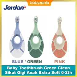 Jordan Baby Toothbrush Green Clean Sikat Gigi...